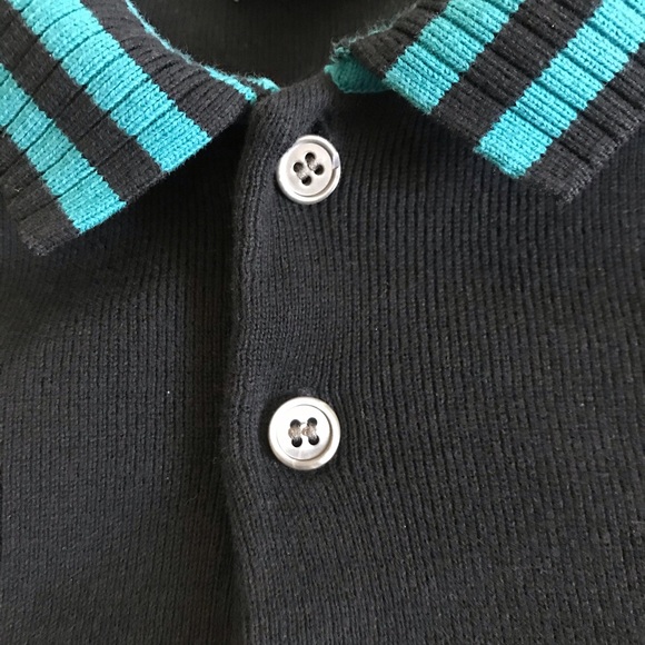 Theory Dark Navy Polo Sweater - Picture 5 of 5